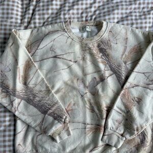 Dairy Boy camo crewneck